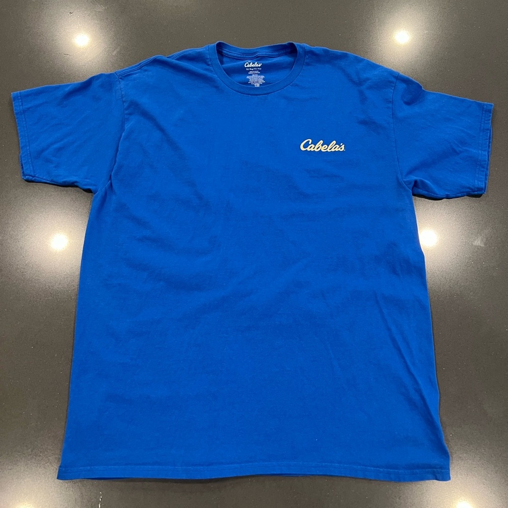 Cabela's Vibrant Blue Short Sleeve Tee